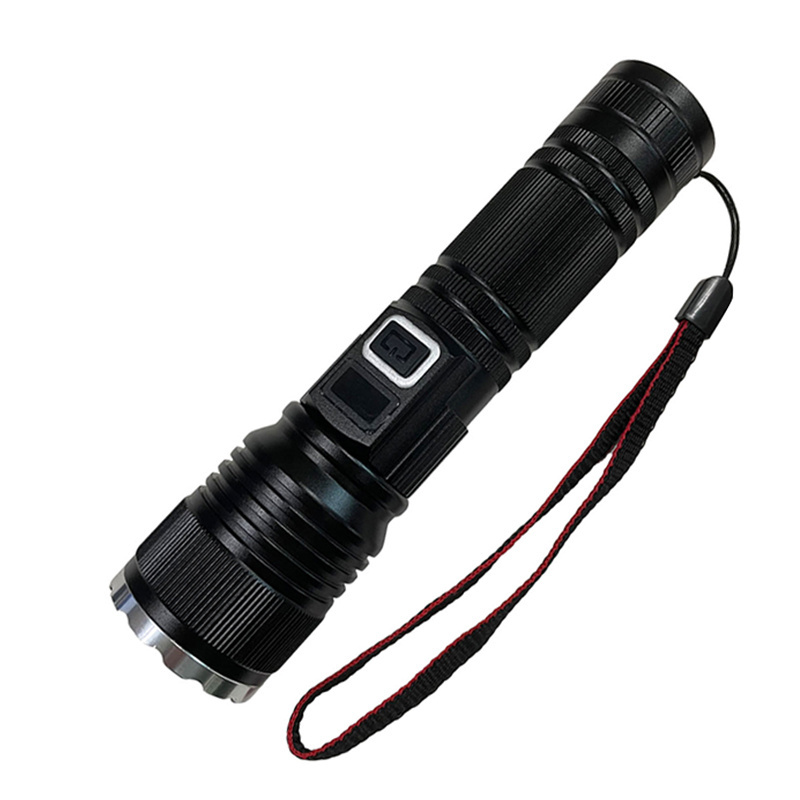 High Power 20W White Laser LED Torch Ultra Long Range USB ZOOM Flash Light Rechargeable with 26650 Battery