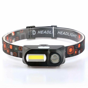 Handy Light 10W Led Usb Rechargeable Gearlight Led Sensor Cob Led Light Headlamp Flashlight