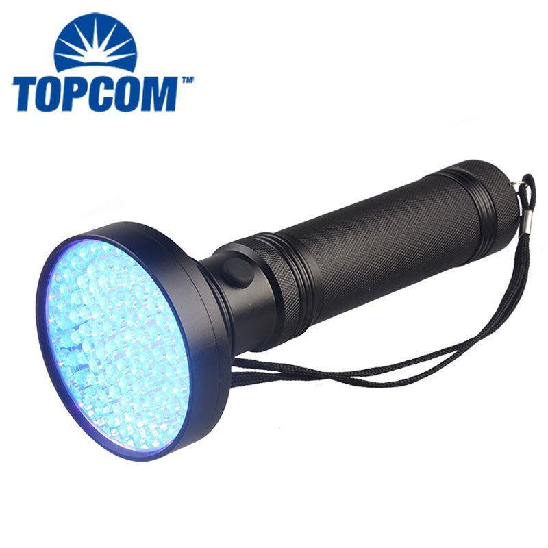 Ultraviolet Blacklight Detector 395nm UV Flashlight 100 LED for Scorpions Hunting