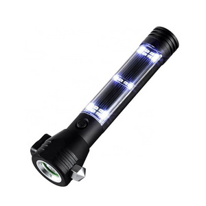 Solar 10W T6 LED Torch Light USB Rechargeable Tactical Multi- Function Solar Powered Torch