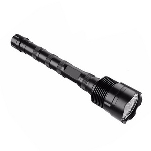 Rechargeable 1000m long distance 20W expandable baton led emergency Flashlight torch 1200 lumens