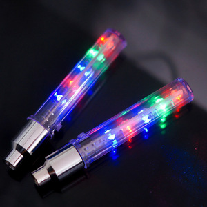 Bike Tyre Valve Lights Colorful LED Gas Nozzle Lights Bicycle Wheel Tire Spoke Safe Lamp