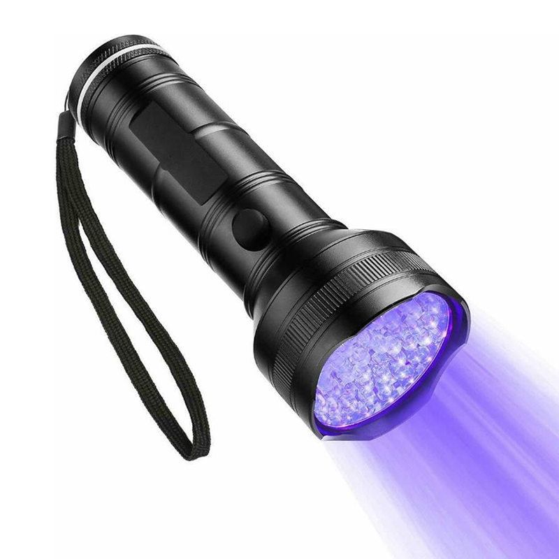 UV Lamps Flashlight, Blacklight Urine Detector Mini Ultraviolet LED 51 LED Purple Light UV Flashlight Torch 395 nm