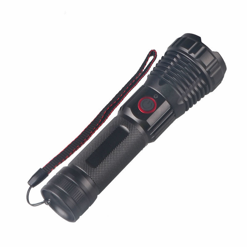 China Factory Supply Xhp50 Xhp70 Xhp90 LED Zoom Flashlight, Tactical Powerful Torch Light Rechargeable