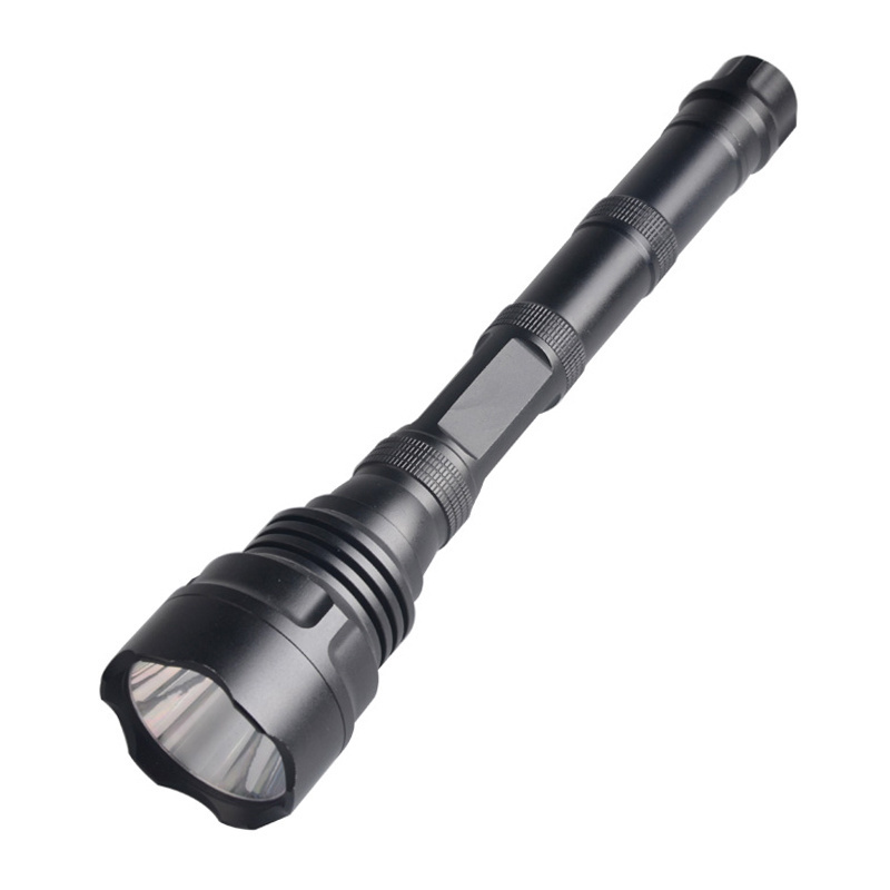 super Bright Long Range High Beam Very Long Distance LED 1 KM Hunting Torch Spotlight 4*AA Flashlight