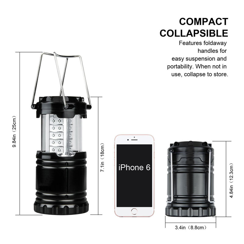 LED Super Bright Portable Survival Original Collapsible Camping Lights Lamp Lanterns for Emergency for camping for outdoor