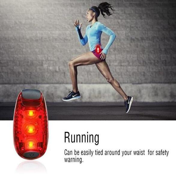 Night Led Running Light Outdoor Mini Flashing Torch Walking Fishing Wrist Lighting Bike Backpack Light