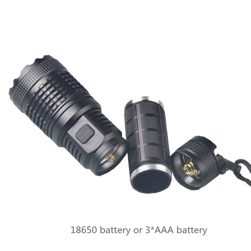 Outdoor 18650 Battery High Lumens USB Pocket XLM P70 LED Flashlights 5000 Lumen