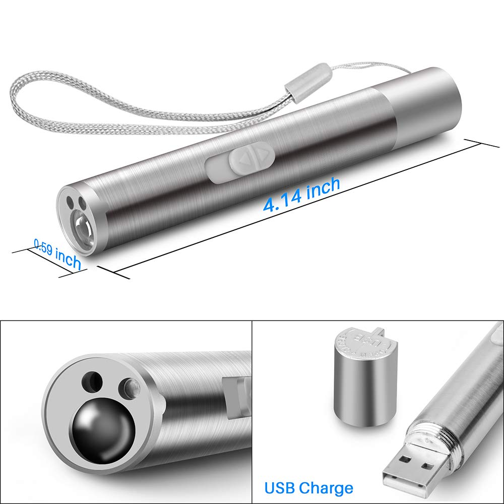 USB Charging LED Penlight White/UV/Red Light Source Medical Flashlight Pen With Light