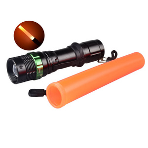 Safety signal Baton Work Light  torches waterproof 3w Cone Flashing rechargeable work flashlight