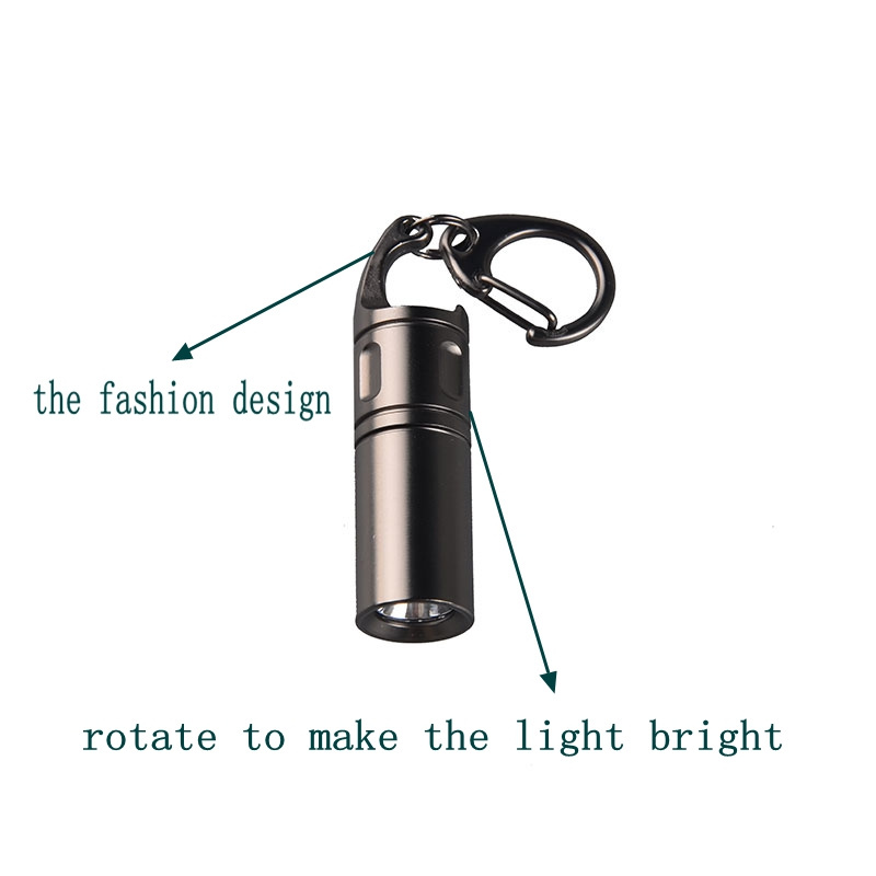 Custom Mini LED Light Key Chain Flashlight Tiny Flashlight for Promotion Gift