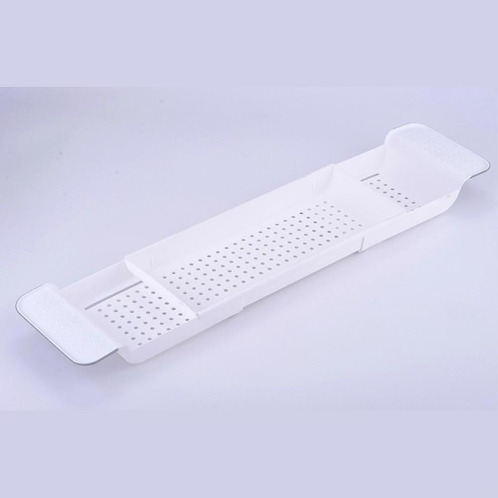 Expandable Bath Table Shelf / Plastic Tub Bathtub Storage Rack Multifunctional Organizer / Bathtub ra