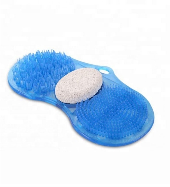 Foot Scrub Acupressure Massager, Foot Rasp Foot File And Callus Remover Bath Shower Anti Slip Mat, Pumice Stone Exfoliating Foot