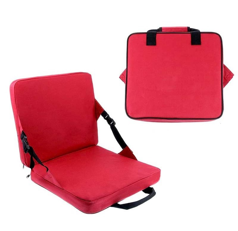 Low Moq High Quality Outdoor Portable Foldable Stadium Seat Cushion for Bleacher