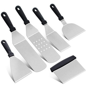 Heavy Duty Barbecue Spatula BBQ Grill Tools Set with Portable bag