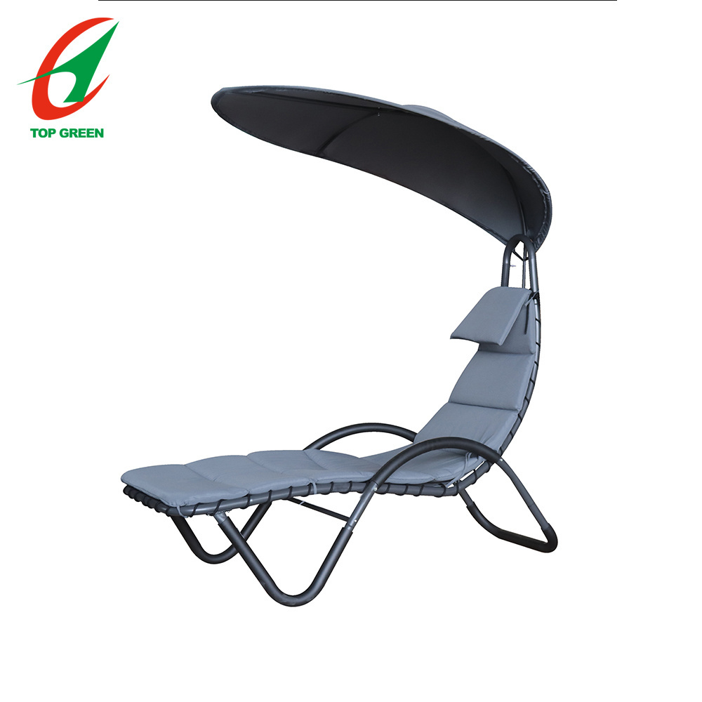 High Quality baby indoor and outdoor morden desgin metal UV protection garden swing bed for adult