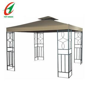 3x3 10x10 Ft Outdoor Furniture Heavy metal accept customized size color logo gazebo for garden