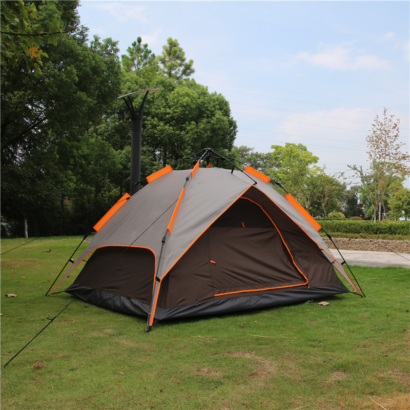 4 Person High Quality Automatic Pop Up Outdoor Camping Tent, Automatic Outdoor Pop-up Tent for Camping Waterproof Tent