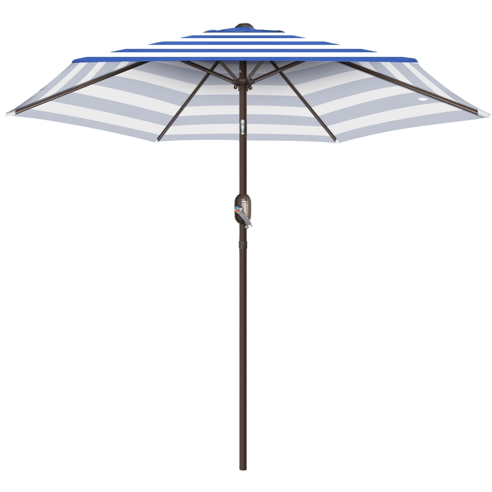 Top Green Patio Furniture 9 Ft Garden Umbrella Steel Beach Umbrella Outdoor Patio Umbrellas Waterproof Polyester Stainless Steel