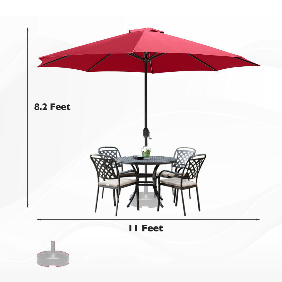 Hot sale beach-umbrella-with-tassels Stainless Steel 6 Ribs 10x18mm dia. 38mm steel Pole beach umbrellas for outdoor garden  sun