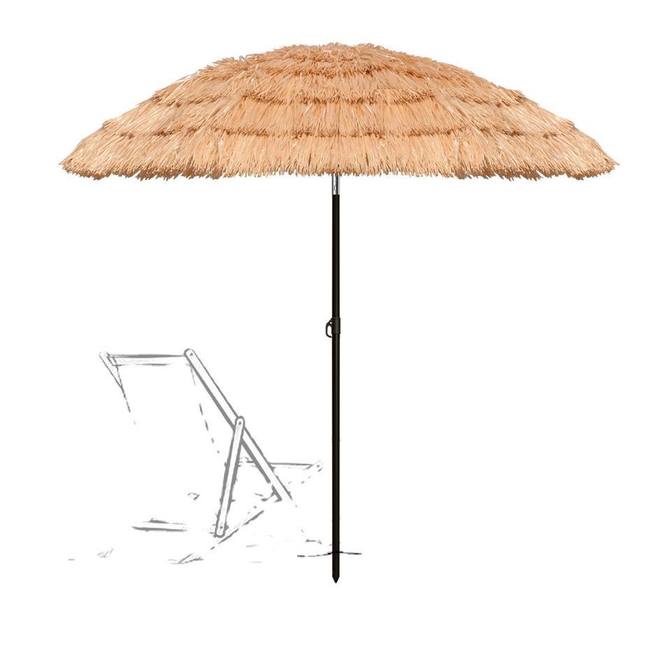 Ultraviolet-proof Patio Umbrellas with Fringe Sun Beach Umbrella Factory Wholesale Outdoor Outdoor Furniture Steel Frame 8 Ribs