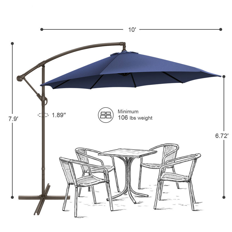 Patio Umbrella with Solar Lights Hanging Outdoorfashion Beach Umbrella Patiwomenrellas Party Top Green 10ft Waterproof Polyester