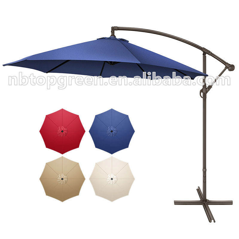 Patio Umbrella with Solar Lights Hanging Outdoorfashion Beach Umbrella Patiwomenrellas Party Top Green 10ft Waterproof Polyester