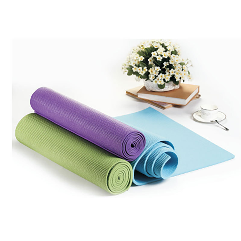 Hot selling popular sporting goods light weight and easy to carry for YOGA excerises material 100% PVC Essential Yoga Mat