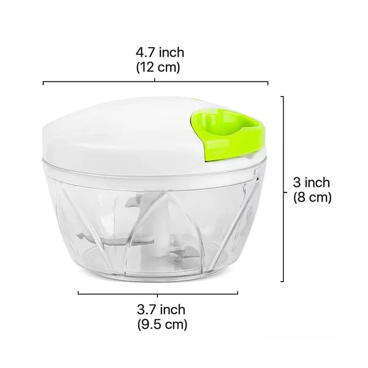 Portable Hand Pull String Garlic Minced Veggies Onion Cutter Manual Food Processor Vegetable Chopper