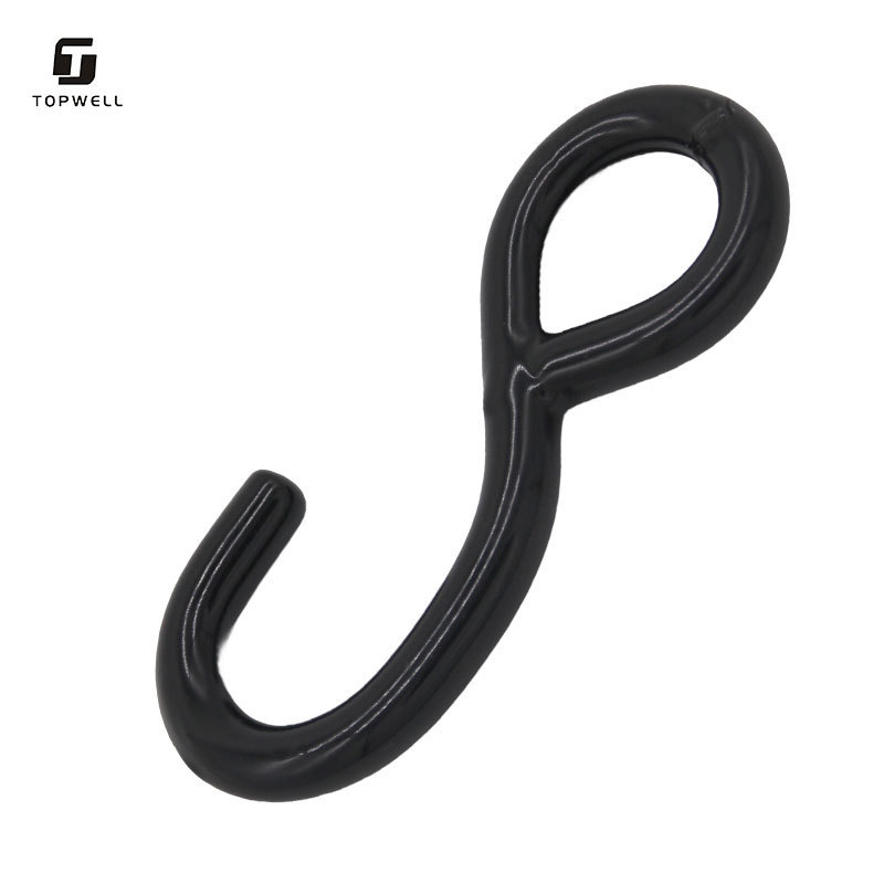 25MM Eye Type S Hook Black Coated