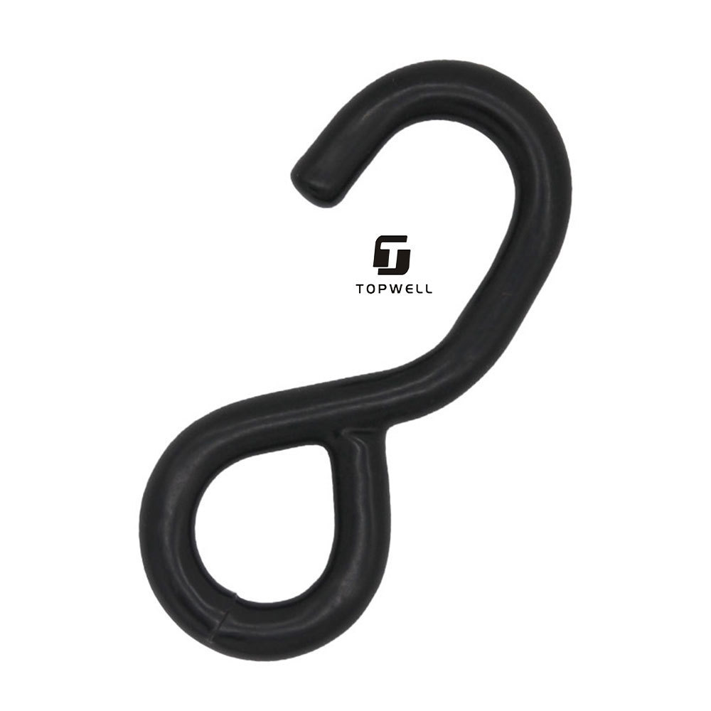 25MM Eye Type S Hook Black Coated