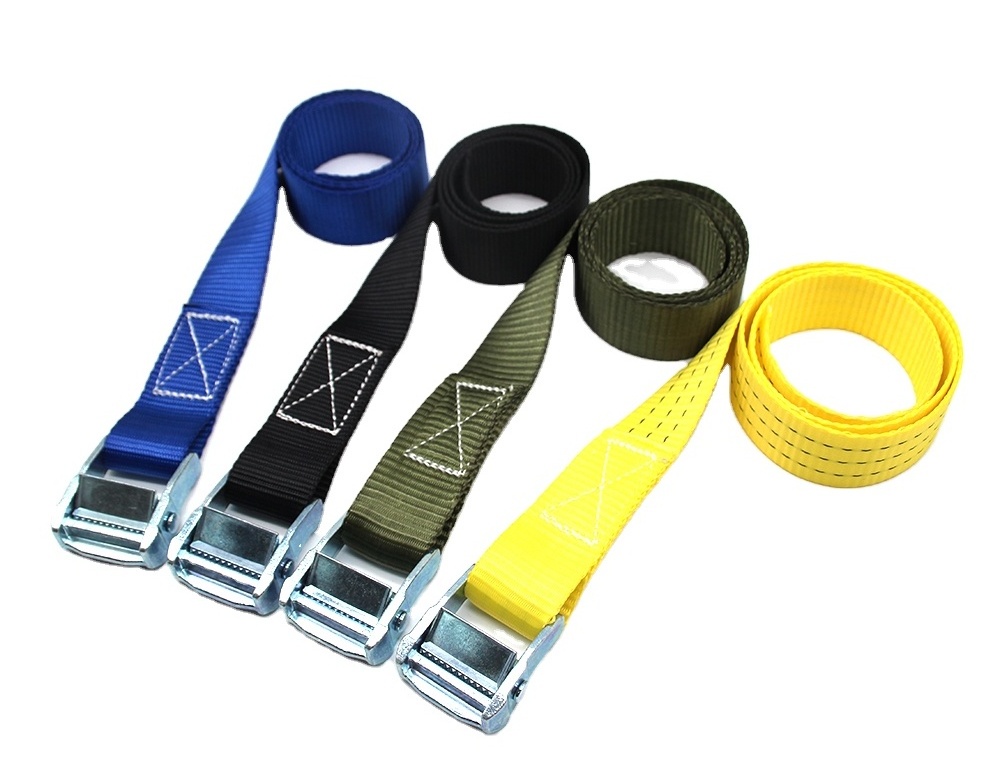 Cargo Belt Tightening Tie Down Lashing 38mm Cam Buckle Strap 1inch Cam Buckle Straps