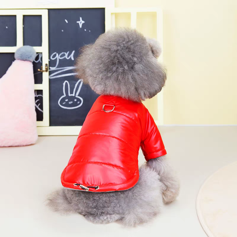 Waterproof Puppy Coats Small Medium Pet Dog Cotton-Padded Jacket Winter Warm Pet Cat Clothes