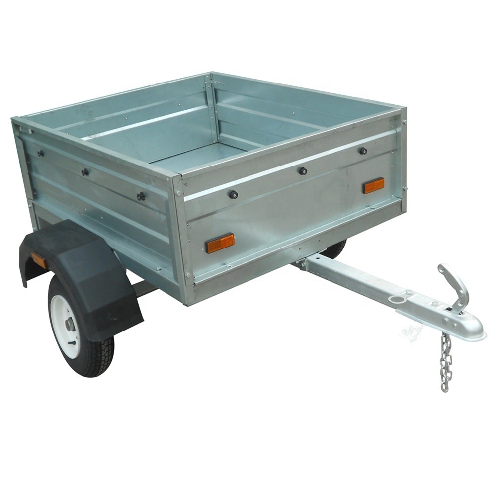 Small trailer for use with cars with tow bars