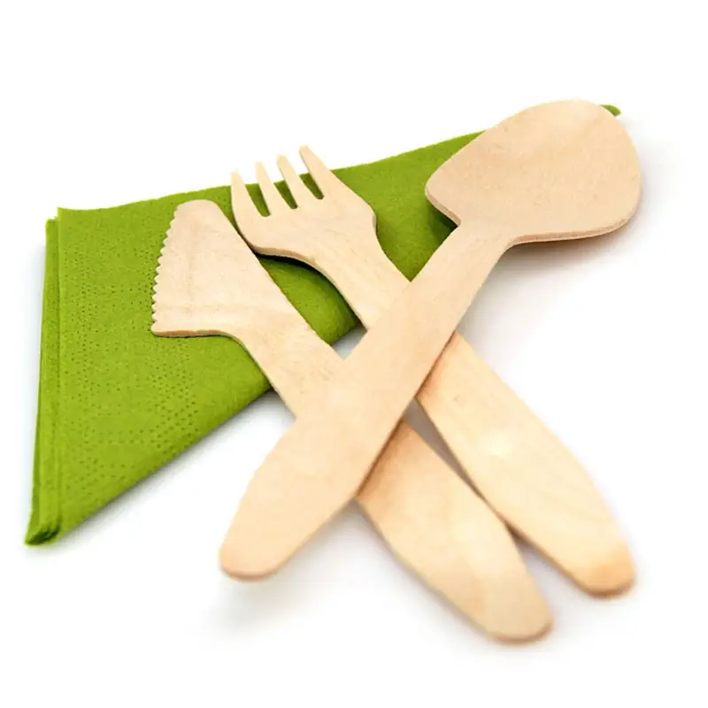 Sturdy biodegradable FSC certification dessert industry wholesale price wooden spoon table spoon for ice cream