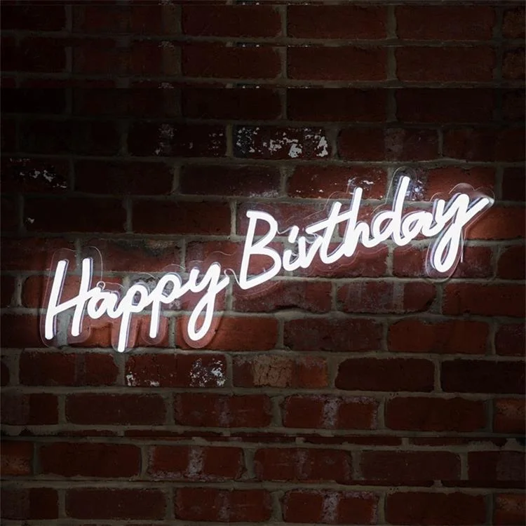 Wholesale China Factory Price New Design Custom Happy Birthday LED Neon Sign