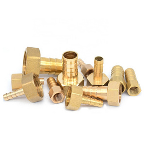 Brass Hose Pipe Fitting Couping Barb Tail 1/8 1/4 1/2 3/8 BSP Female Thread Copper Connector Joint Coupler Adapter