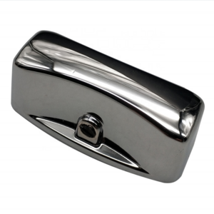 Commercial chrome-plated zinc alloy knob switch D-shaped hole 8.7mm stove handle with screw hole oven knob switch