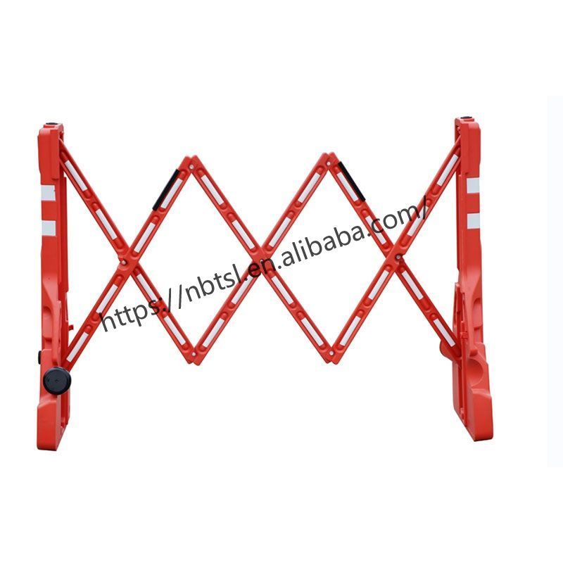 Road safety expandable plastic barrier retractable barricade traffic barriers plastic