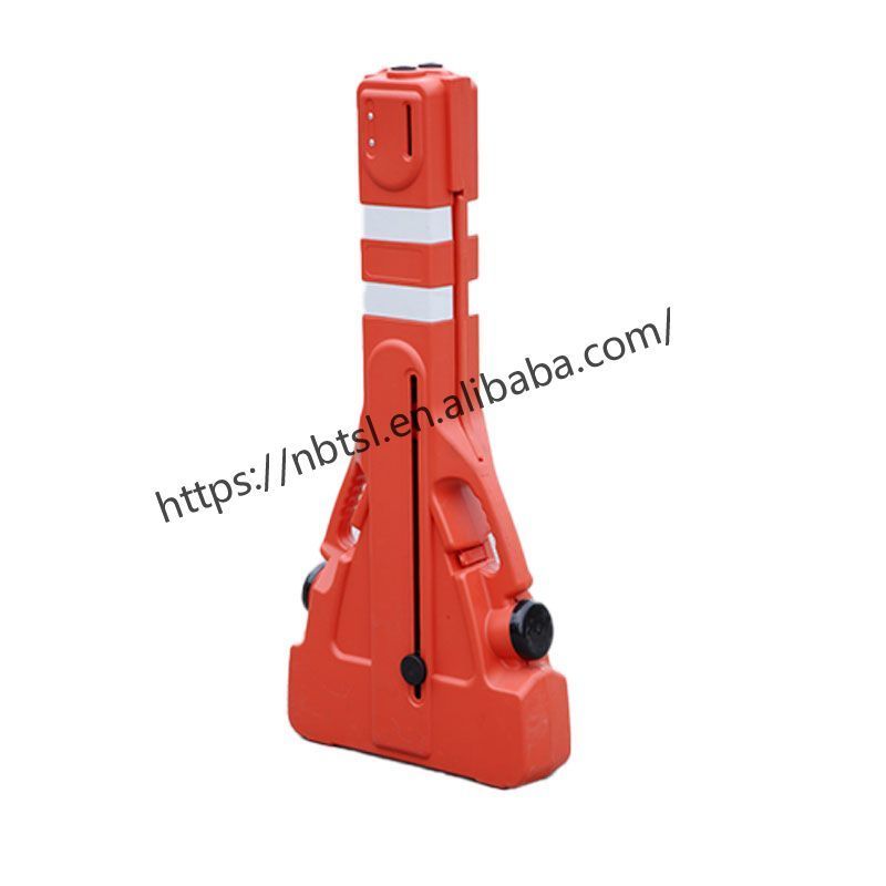 Road safety expandable plastic barrier retractable barricade traffic barriers plastic