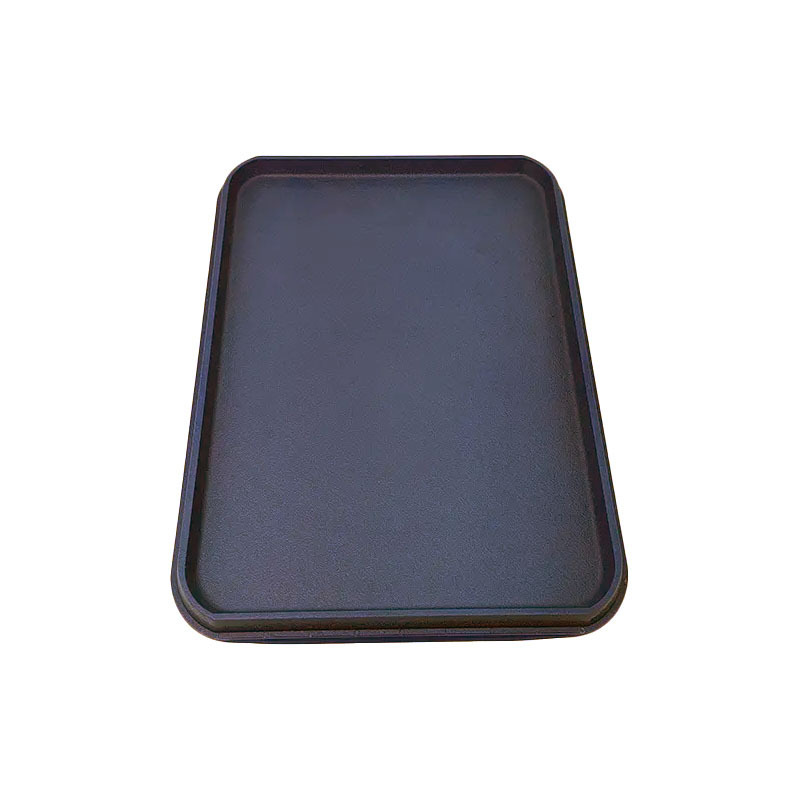 Tuoda02 ABS Plastic Fast Food Tray Bulk Restaurant Serving Tray Rectangular Cafeteria Food Trays Non Slip