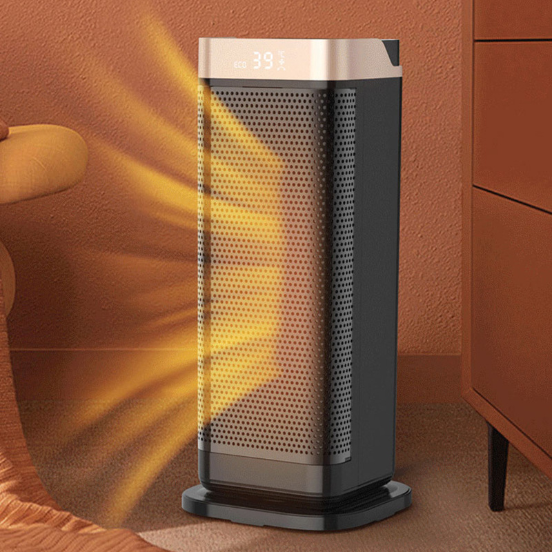 Space Heater Upgraded Fast Quiet Heating PTC Ceramic fan Heater Tower Oscillating Electric Heater Digital Thermostat 12h Timer