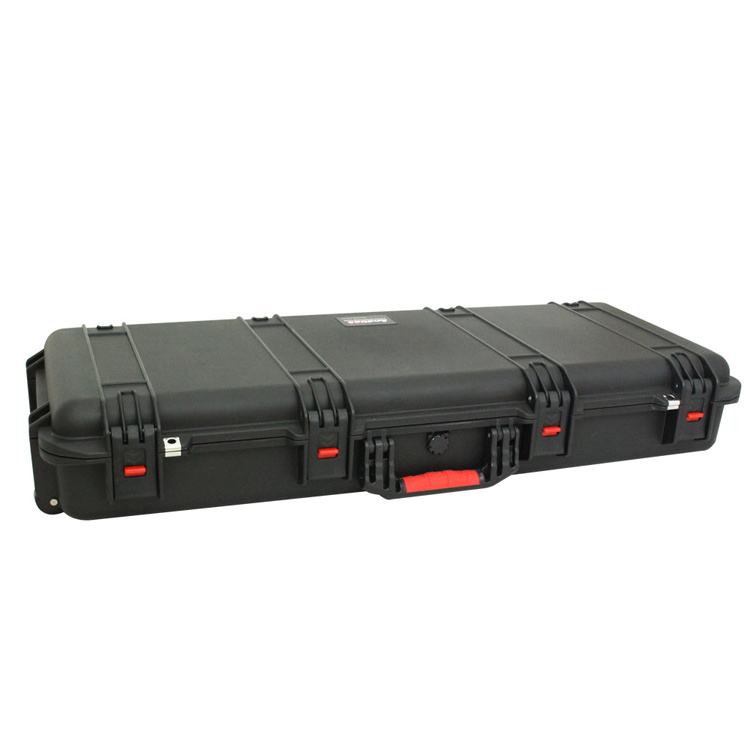 2023 Discount Long Gun Case Waterproof IP 67 Rating Hard Plastic gun Case with Foam