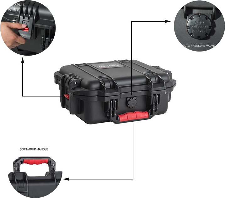 Pelican 1150 plastic hard equipment carry protective case waterproof hard case