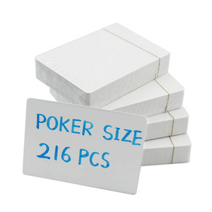 ULi DIY Paper Poker Sublimation Playing Cards Printing Blank Custom Logo Custom Playing Cards