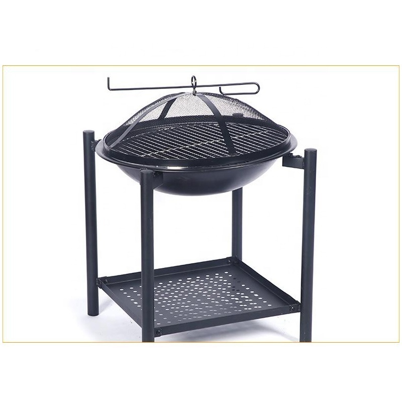 Garden Stove Wood Burning Metal Round Fair Bowl Portable Outdoor Indoor Table Top Wood Camp Fire Pit Outdoor Fire Pits