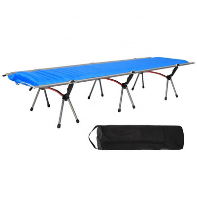 Travel cot Inflatable Folding Camp Bed Light Weight Foldable Portable Camping Bed Camping Folding Bed