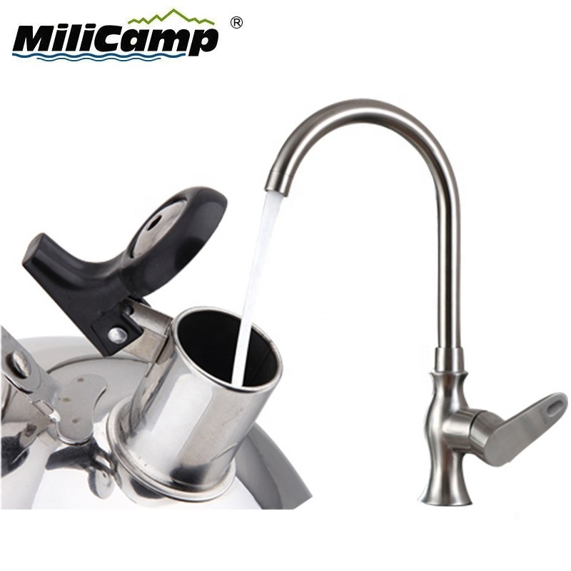 Wholesale Customized 2 Liter Stainless Steel Whistling Kettle Camping travel kettle