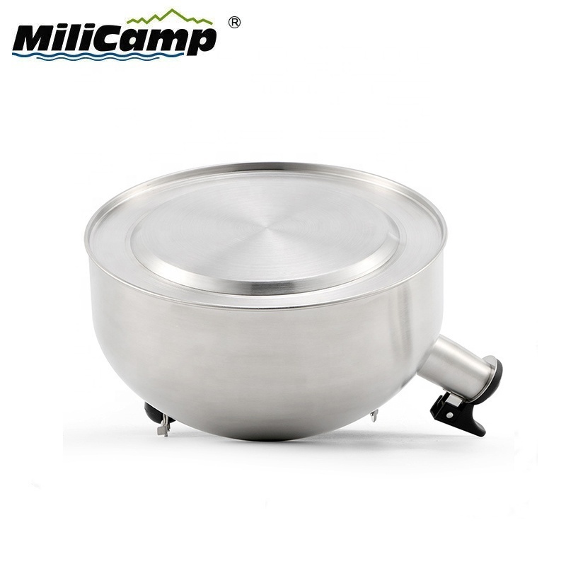 Wholesale Customized 2 Liter Stainless Steel Whistling Kettle Camping travel kettle