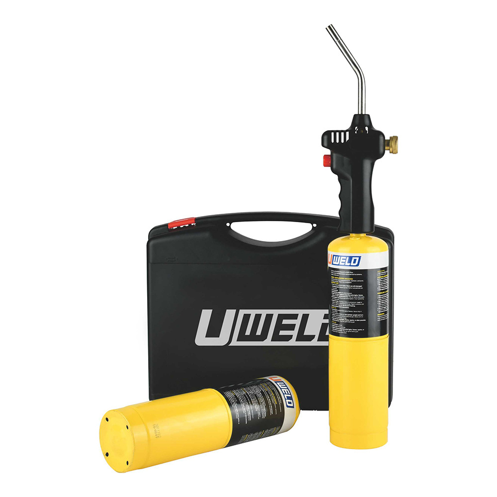 Uweld Heating Torch Durable MAPP and Propane Torch For Outdoor Use Barbecue Kitchen Use Welding Torch